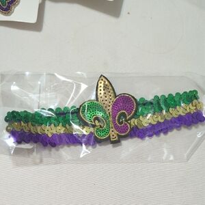 Mardi Gras Sequin Headband